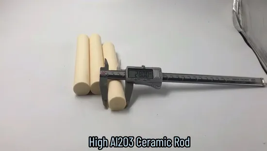 CNC Machining Customized 95% 99% Sharpening Alumina Ceramic Rod Honing Solid Rod